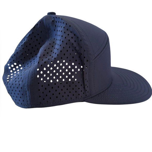 Pine & Palm Performance Hat Waterproof Adjustable Blue Hat - Picture 5 of 9